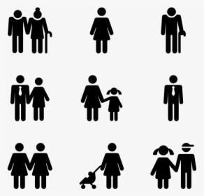 Vector Types Families - Types Of People Icon, HD Png Download, Transparent PNG