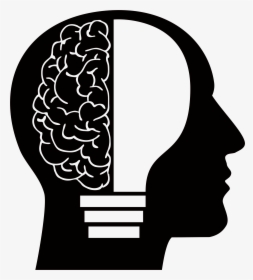 Brain Clipart Png Format - Brain With Lightbulb Clipart, Transparent Png, Transparent PNG