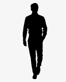 Man Walking Confident Free Picture - Person Walking Away Silhouette, HD Png Download, Transparent PNG