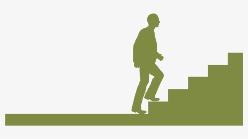Svg Transparent Download Silhouette At Getdrawings - People Walking Up Stairs, HD Png Download, Transparent PNG