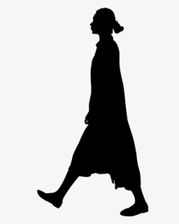 Walking, Step, Foot, Walk, Human, Silhouette, Woman - Woman Walking Silhouette Png, Transparent Png, Transparent PNG
