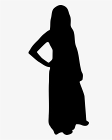 Person Clipart Silhouette Woman Free Images - Woman With Hijab Silhouette, HD Png Download, Transparent PNG