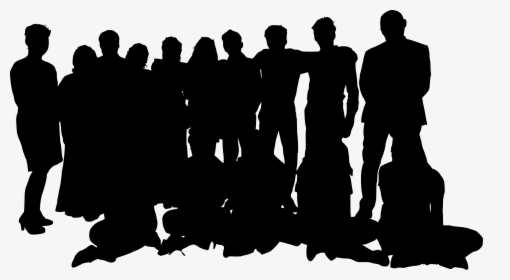 Silhouette At Getdrawings Com - Group Of People Transparent Background, HD Png Download, Transparent PNG