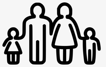 Family Mother Father Children Child Girl Boy - Family Icon Transparent Background, HD Png Download, Transparent PNG