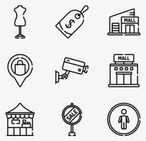 Mall Shopping Center - Resume Icons Png, Transparent Png, Transparent PNG