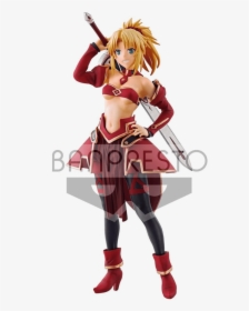Saber Of Red Figure Non-scale Figure Banpresto - Fate Apocrypha Saber Of Red Figure, HD Png Download, Transparent PNG