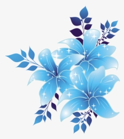 Blue Flower Blue Flower Clip Art, HD Png Download, Transparent PNG