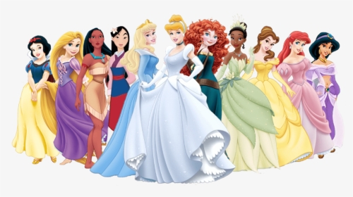 Large Group Of Disney Princesses - Disney Princesses No Background, HD Png Download, Transparent PNG