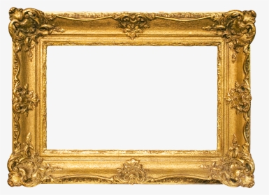 Clip Art Gold Picture Frame Png - Old Timey Picture Frame, Transparent Png, Transparent PNG