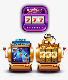 Slot Machine , Png Download - Jackpot De Logo, Transparent Png, Transparent PNG