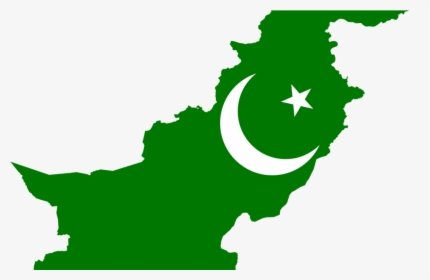 Pray For Recent Tensions Between Pakistan And India - Pakistan Flag Country Shape, HD Png Download, Transparent PNG
