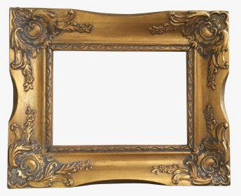 Antique Gold Frame - Transparent Golden Frame Vintage, HD Png Download, Transparent PNG