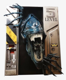 Hollywood Collectibles Alien Queen Life Size Wall - Life Size Alien Queen, HD Png Download, Transparent PNG