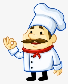 Chef Vector Png Image - Transparent Background Chef Clip Art, Png Download, Transparent PNG