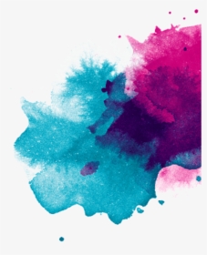 Watercolor Splashes Png - Transparent Paint Splash Png, Png Download, Transparent PNG