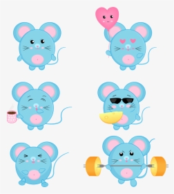 Mouse Rat Cute Free Picture - Rat Cute Vector, HD Png Download, Transparent PNG