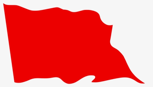 Transparent Waving Flag Png - Red Waving Flag Png, Png Download, Transparent PNG