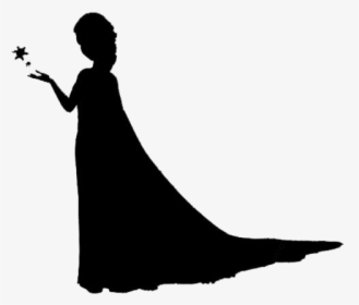 Princess Anna Png Transparent Images - Frozen Elsa Silhouette, Png Download, Transparent PNG