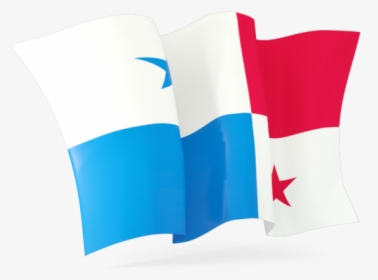 Clip Art Waving Illustration Of - Panama Flag Waving Png, Transparent Png, Transparent PNG