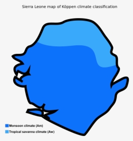 Savannah Clipart Physical Geography - Climatic Regions Sierra Leone, HD Png Download, Transparent PNG