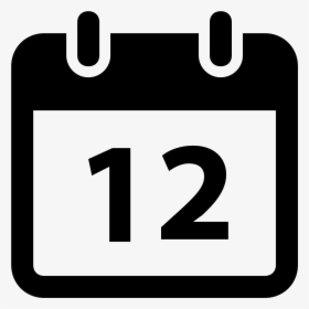 Calendar-12 - Calendar Icon 20, HD Png Download, Transparent PNG