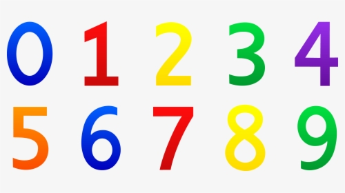 Numbers - Clipart - For - Kids - Numbers 0 9 Clipart, HD Png Download, Transparent PNG