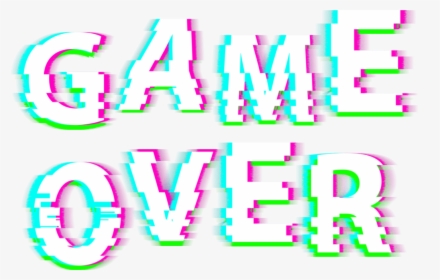 Game - Game Over Glitch Png, Transparent Png, Transparent PNG