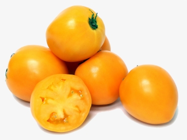 Persimmon - Yellow Cherry Tomato Png, Transparent Png, Transparent PNG