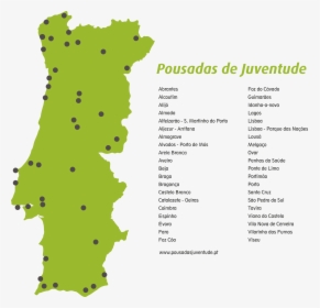 Capital Of Portugal Map - Portugal European Elections 2019 Map, HD Png Download, Transparent PNG