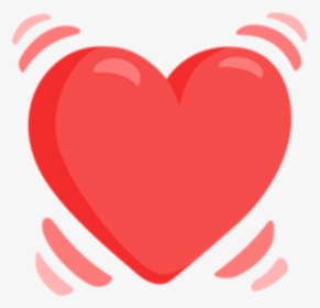Clipart Beating Heart Emoji - Beating Heart Emoji, HD Png Download, Transparent PNG