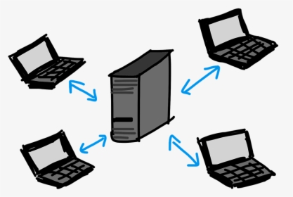 Client, Server, Networking, Laptop - Clients Server Logo Png, Transparent Png, Transparent PNG