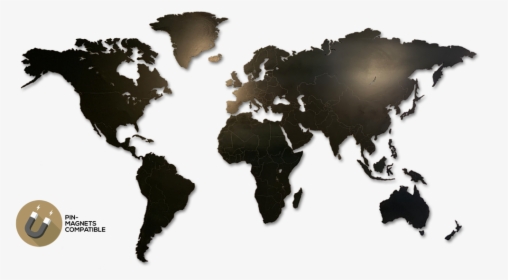 Magnet World Map Wall, HD Png Download, Transparent PNG