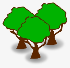 Map Icon, Rpg, Rpg Items, Rpg Stuff - Cartoon Trees On Map, HD Png Download, Transparent PNG