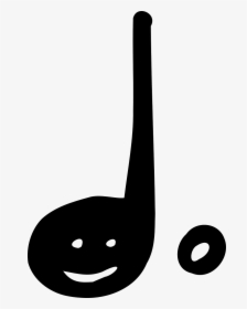 Eighth Note Cartoon Transparent Background, HD Png Download, Transparent PNG