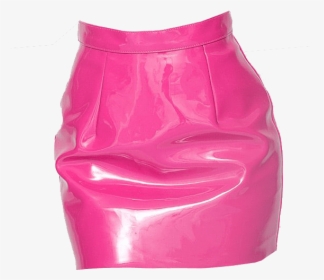 Pink Pvc Skirt Transparent Background Clothing - Transparent Pink Skirt, HD Png Download, Transparent PNG