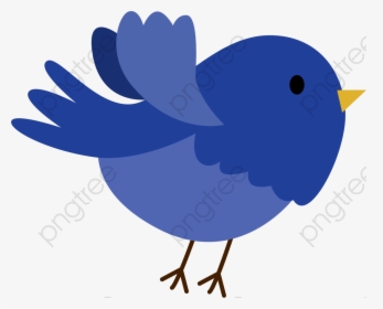 Transparent Bird Clipart - Pajaro Azul Animado Png, Png Download, Transparent PNG