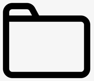 Transparent Homework Folder Clipart - White Folder Icon Png, Png Download, Transparent PNG