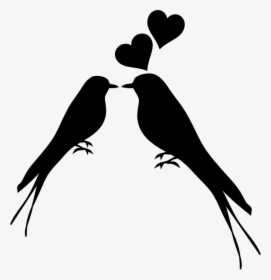 Birds Kissing Clip Art - Transparent Background Love Png, Png Download, Transparent PNG
