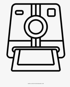 Polaroid Camera Coloring Page, HD Png Download, Transparent PNG