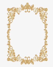 Gold Frame - Gold Vintage Frames Png, Transparent Png, Transparent PNG