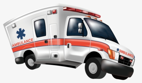 Ambulance Png Free Download - Cartoon Ambulance, Transparent Png, Transparent PNG