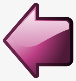Nuvola Arrow Left Pink - Icon Button Back Png Pink, Transparent Png, Transparent PNG