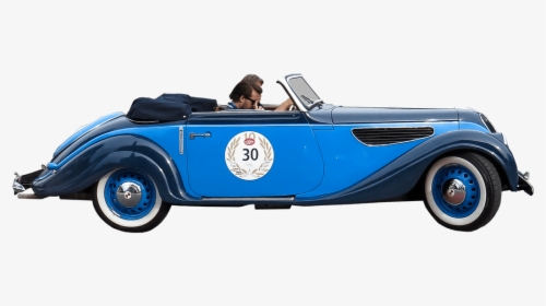 Coche Oldtimer Cabriolé Azul - Bmw 327, HD Png Download, Transparent PNG