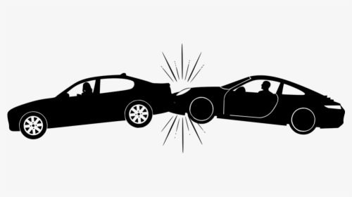 Car, Accident, Insurance, Vehicle, Silhouette, Sign - Car Crash Silhouette, HD Png Download, Transparent PNG