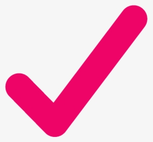 2 In - Check Mark Icon Pink, HD Png Download, Transparent PNG