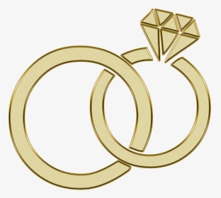 Oro, Anillo, Compromiso, Boda, Engagement, Anillos - Gold Wedding Rings Clipart, HD Png Download, Transparent PNG