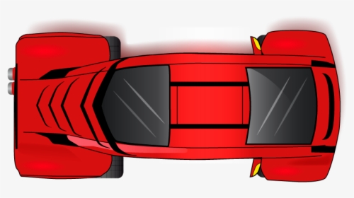 Futuristic Car - Coche De Carreras Png Vista Zenital, Transparent Png, Transparent PNG