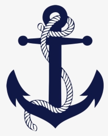 Clipart Anchor Ancla - Navy Anchor With Rope, HD Png Download, Transparent PNG