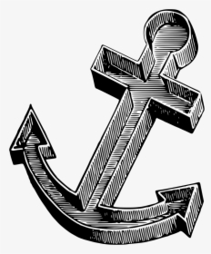Clipart Anchor Ancla - Drawing, HD Png Download, Transparent PNG