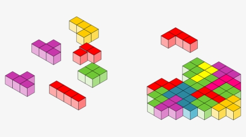 Tetris, Blocks, Puzzle, Game, 3d, Video Game, Pieces - Transparent Tetris, HD Png Download, Transparent PNG
